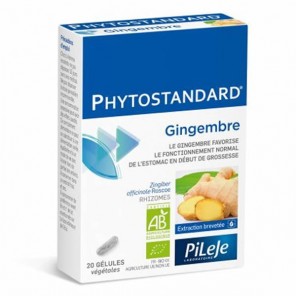 Pileje phytostandard gingembre 20 gélules