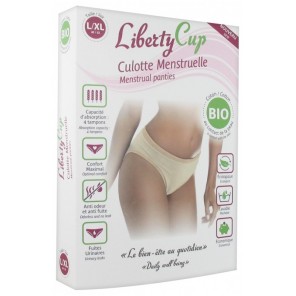 Liberty cup culotte menstruelle bio couleur chair L/XL 40-42