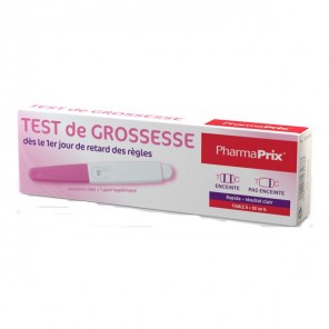 Pharmaprix test de grossesse 1 test + 1 gant