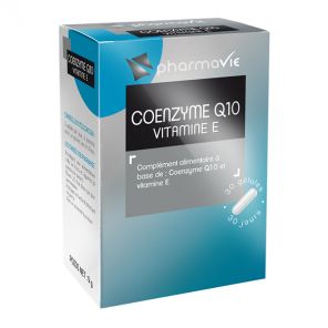 Pharmavie coenzyme Q10 vitamines E 30 gélules