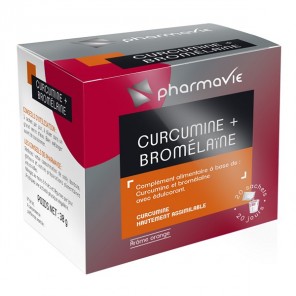 Pharmavie curcumine + bromélaïne 20 sachets