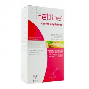 Netline crème dépilatoire visage zone sensible 75ml