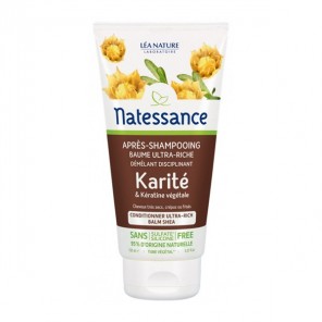 Natessance après-shampooing baume karité et kératine végétale 150ml