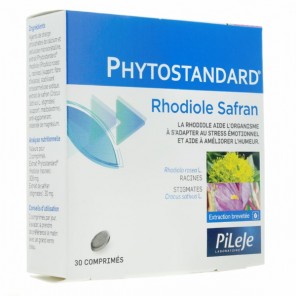 Pileje phytostandard rhodiole safran 30 comprimés