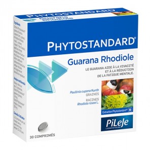Pileje phytostandard guarana rhodiola 30 comprimés