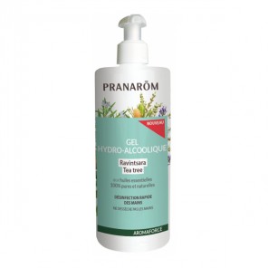 Pranarôm aromaforce gel hydro-alcoolique ravintsara tea tree 500ml