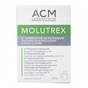 Acm molutrex solution pour application locale cutanée 3ml