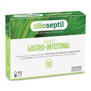 Olioseptil gastro intestinal 15 gélules