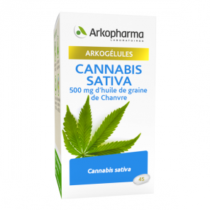 Arkopharma arkogélules cannabis sativa 45 gélules