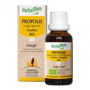 Herbalgem propolis large spectre gouttes bio 15ml